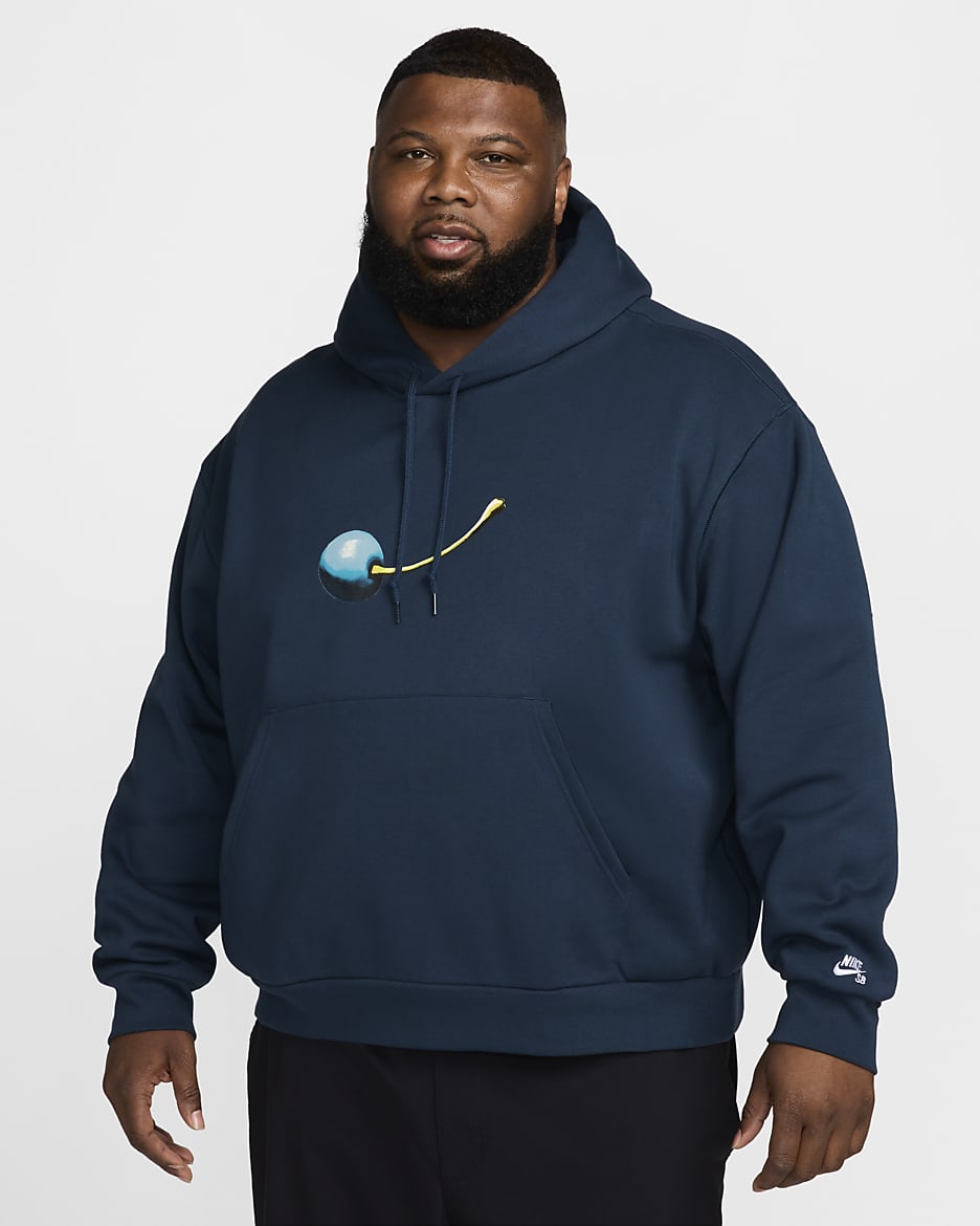 Nike sb light blue hoodie best sale